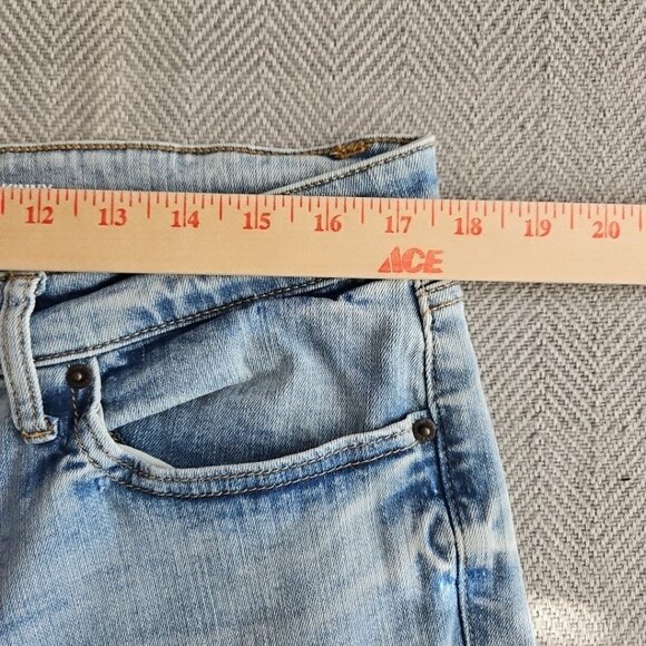 NY&C Women's Jeans Size 18 Mid-Rise Skinny NWT RN 23243 Rainbow Heart Embroidery - Picture 12 of 16